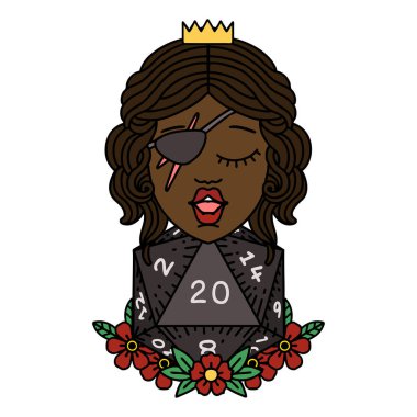 Retro Dövme Tarzı 20 zarlı düzenbaz insan