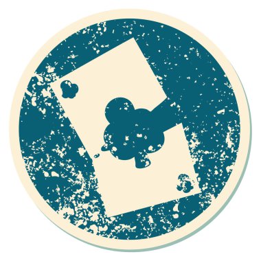 Yırtık bir kartın sembolik dövmeli resmi