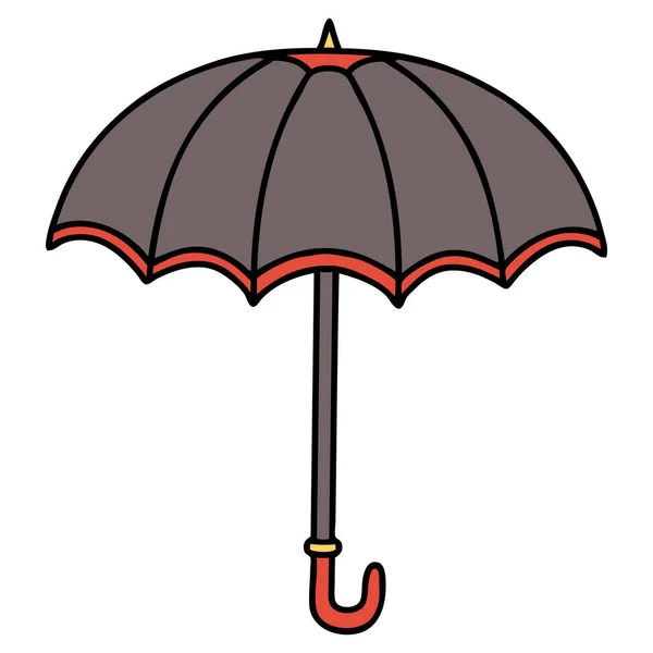 Tetoválás Hagyományos Stílusú Esernyő — Stock Vector