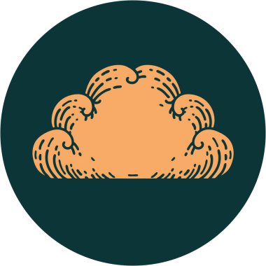 Bir bulutun ikonik dövme görüntüsü