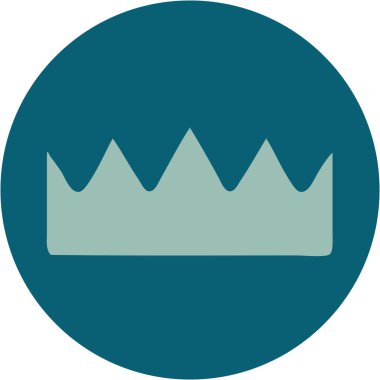 Bir tacın ikonik dövme şekli