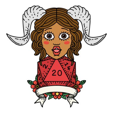 Retro Dövme Biçimi Doğal yirmilik zar atma ile düzenleme