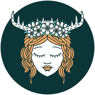 İnsan Druid karakterinin simgesi