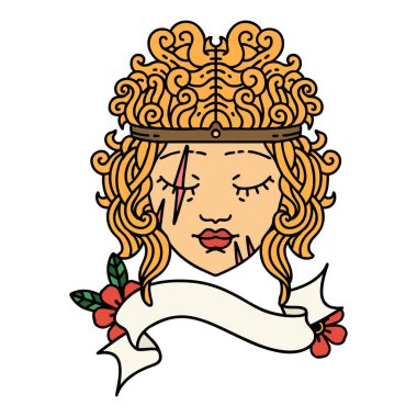 Retro Dövme Tarzı İnsan Barbar Karakteri