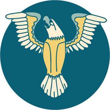 Amerikan kartalının ikonik dövme görüntüsü