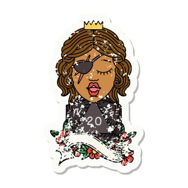 Retro Dövme Tarzı 20 zarlı düzenbaz insan