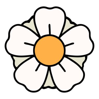 Geleneksel çiçek şeklinde dövme.