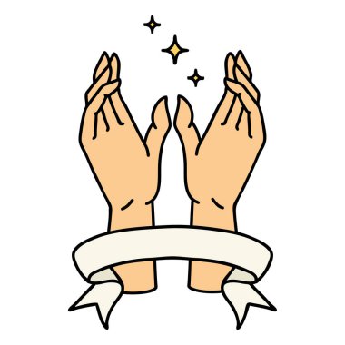 Geleneksel dövmeli mistik eller