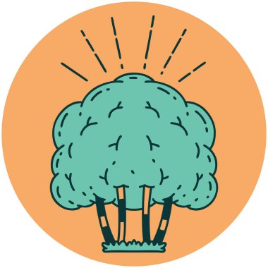 Dövme biçimi ağacı simgesi