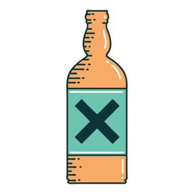 Şişenin sembolik dövme görüntüsü