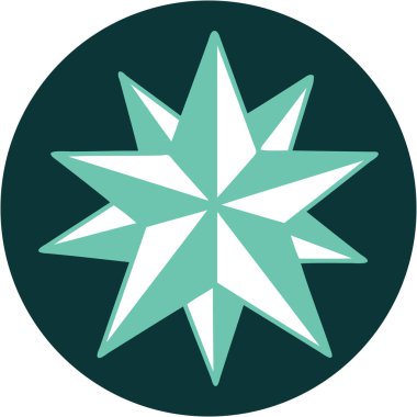 Bir yıldızın ikonik dövme şekli