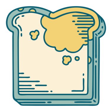 küflü ekmeğin ikonik dövme görüntüsü