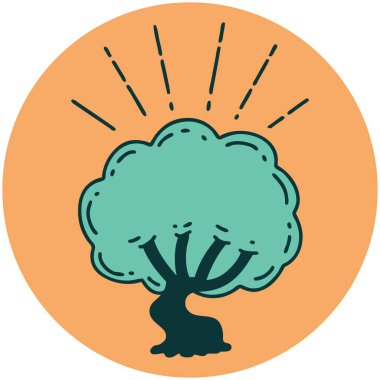 Dövme biçimi ağacı simgesi