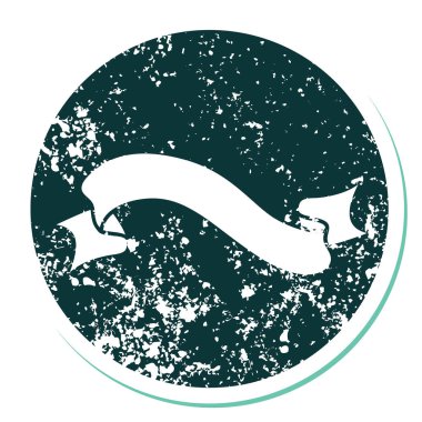 Bir pankartın sembolik dövmeli resmi