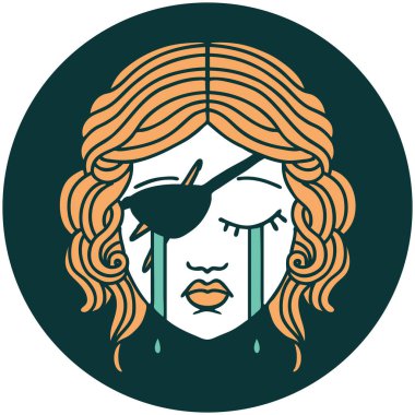 Ağlayan insan düzenbaz karakterinin simgesi