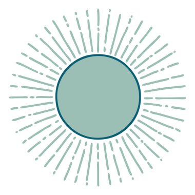 Güneşin ikonik dövme şekli