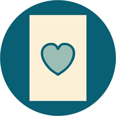 kupa ası ikonik dövme görüntüsü