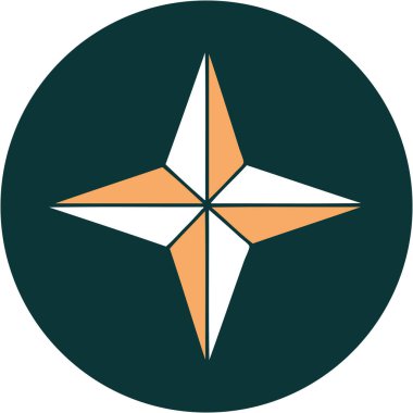 Bir yıldızın ikonik dövme şekli