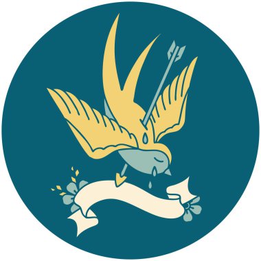 Kırlangıç gibi ağlayan dövme simgesi