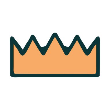 Bir tacın ikonik dövme şekli