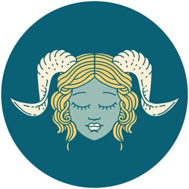 tiefling karakter yüz simgesi