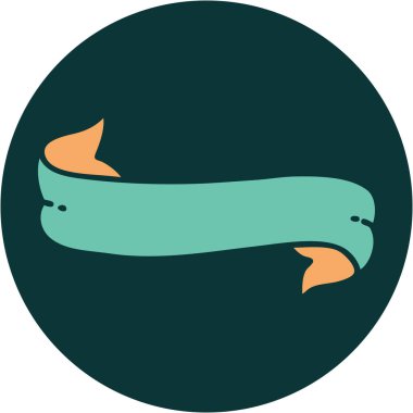 Bir pankartın ikonik dövme biçimi