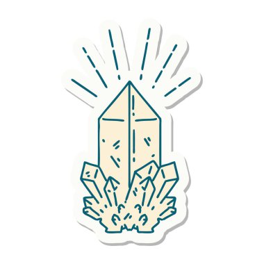 Dövme stili kuvars kristalinin çıkartması