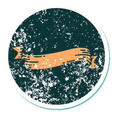 Bir pankartın sembolik dövmeli resmi