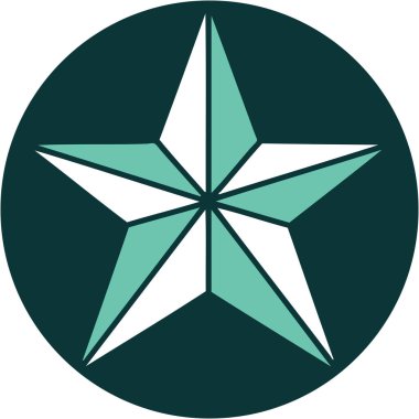 Bir yıldızın ikonik dövme şekli