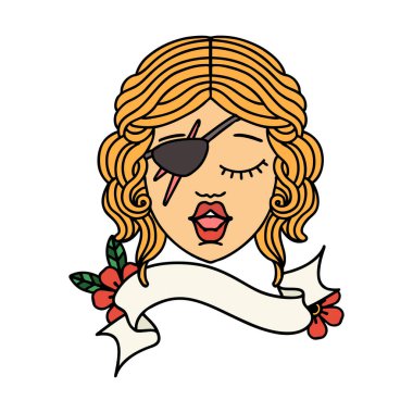 Retro Dövme Tarzı Düzenbaz karakter yüzü