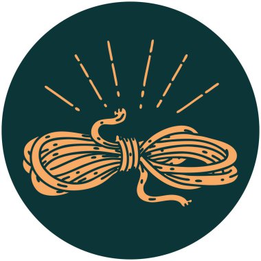 Dövme stili yara ipinin simgesi