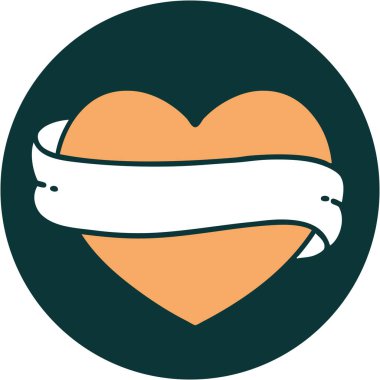 Bir kalp ve bayrağın ikonik dövme görüntüsü