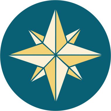 Bir yıldızın ikonik dövme şekli