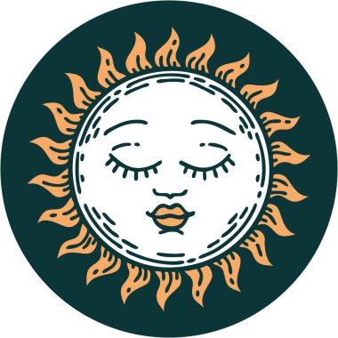 Güneşin ikonik dövme şekli