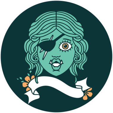 Ork düzenbaz karakter yüzünün simgesi