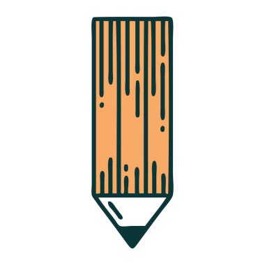 Bir kalemin ikonik dövme görüntüsü