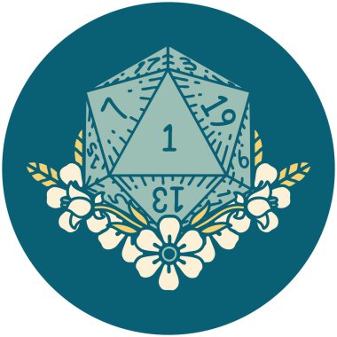 Retro Dövme Biçimi Doğal Zar Çiçek elementli