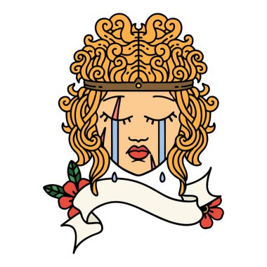 Retro Dövme Tarzı İnsan Barbar Karakteri