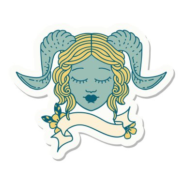 Bağlayıcı karakter yüz etiketi 