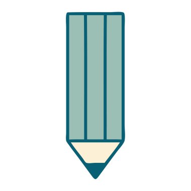 Bir kalemin ikonik dövme görüntüsü