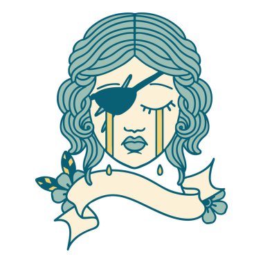 Retro Dövme Tarzı Düzenbaz karakter yüzü