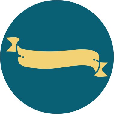 Bir pankartın ikonik dövme biçimi