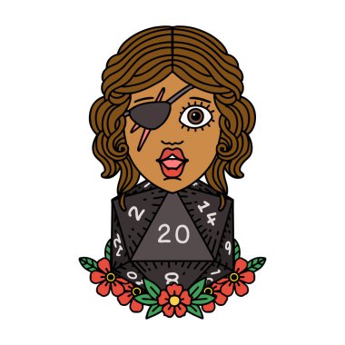 Retro Dövme Tarzı 20 zarlı düzenbaz insan