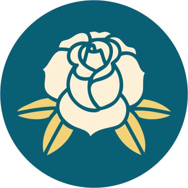 Bir çiçeğin ikonik dövme şekli