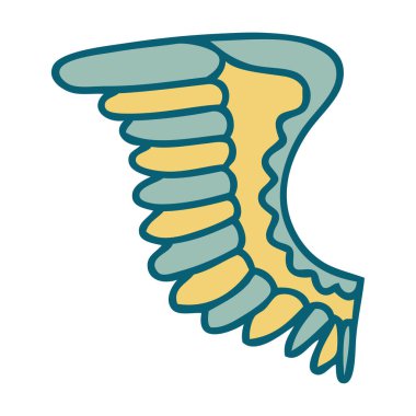 Bir kanadın ikonik dövme biçimi