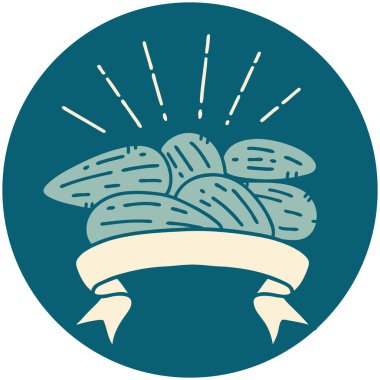 Dövme stili bademlerin simgesi