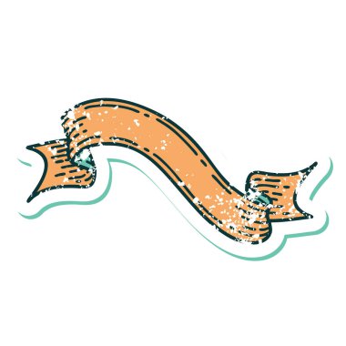 Bir pankartın sembolik dövmeli resmi