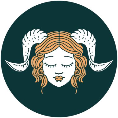 tiefling karakter yüz simgesi