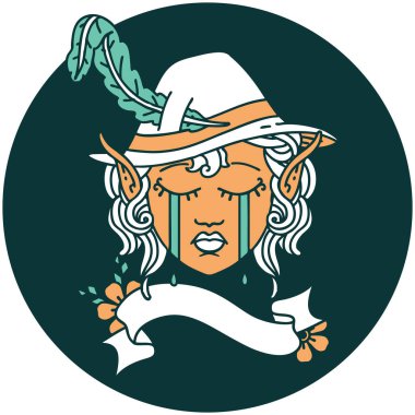 Ağlayan Elf Ozan karakteri ikonu