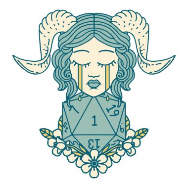 Retro Dövme Biçimi ağlama Doğal bir D20 zar atışıyla kiremit döşeme